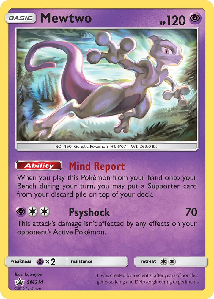 Mewtwo, Sun & Moon Promos SM214