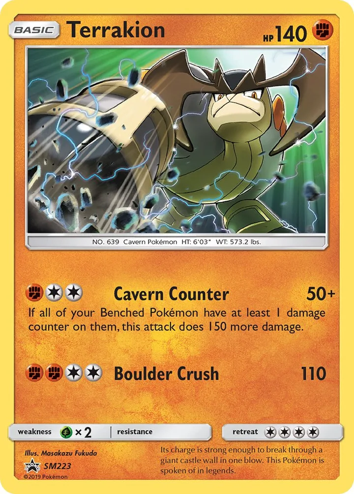 Terrakion, Sun & Moon Promos SM223