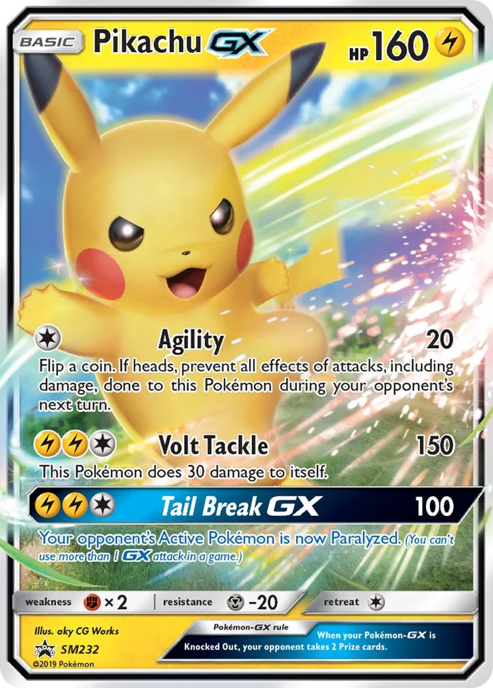 Pikachu-GX, Sun & Moon Promos SM232