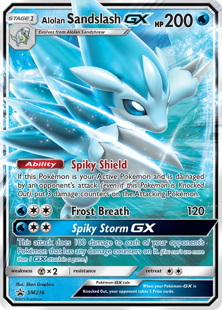Alolan Sandslash-GX, Sun & Moon Promos SM236