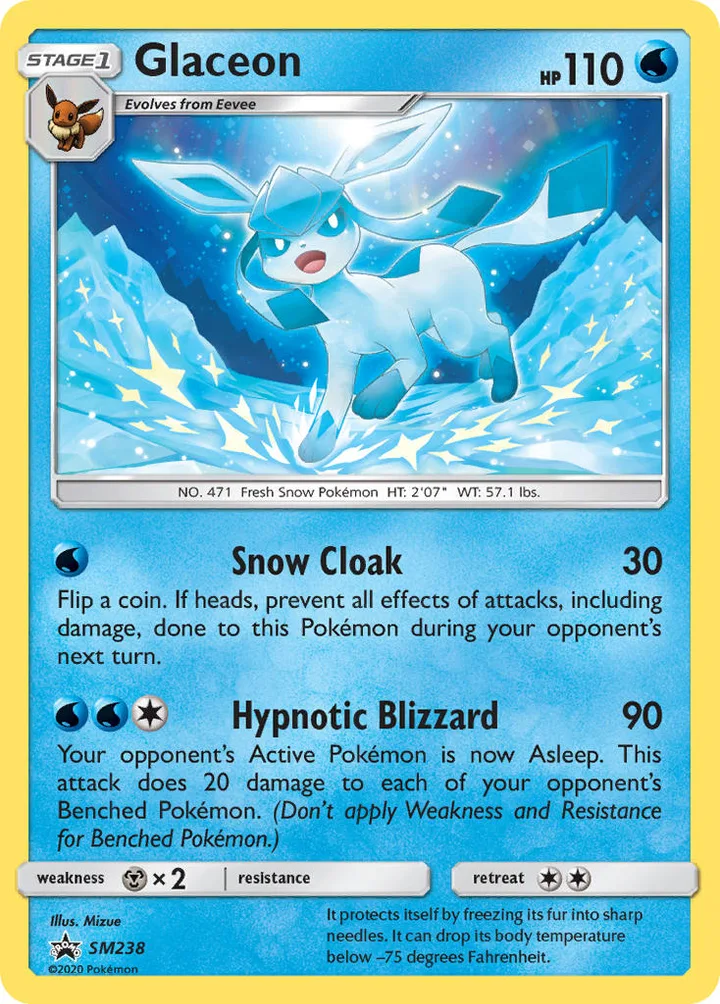 Glaceon, Sun & Moon Promos SM238