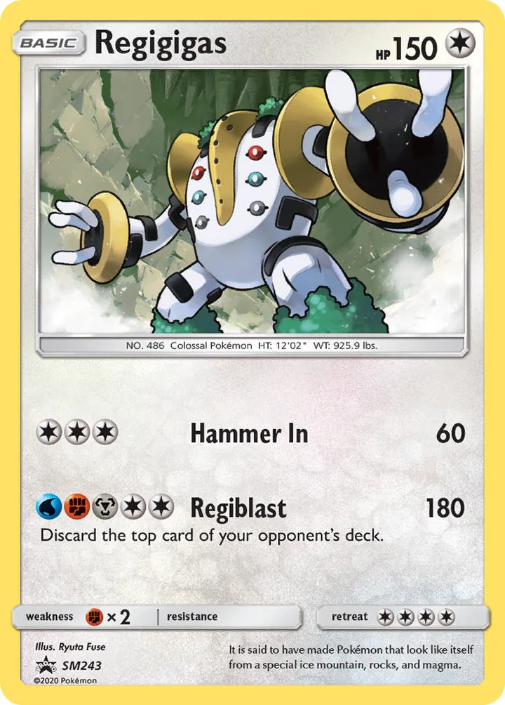 Regigigas, Sun & Moon Promos SM243