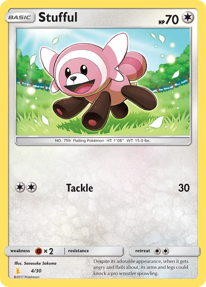 Stufful, Sun & Moon Trainer Kit—Alolan Raichu 4/30