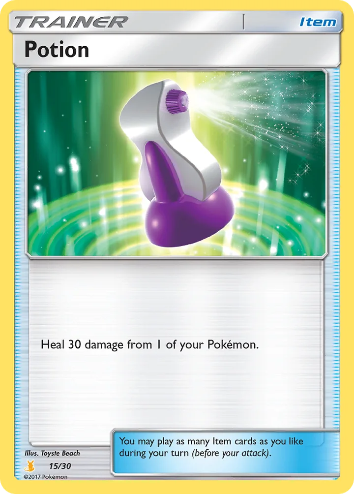 Potion, Sun & Moon Trainer Kit—Alolan Raichu 15/30