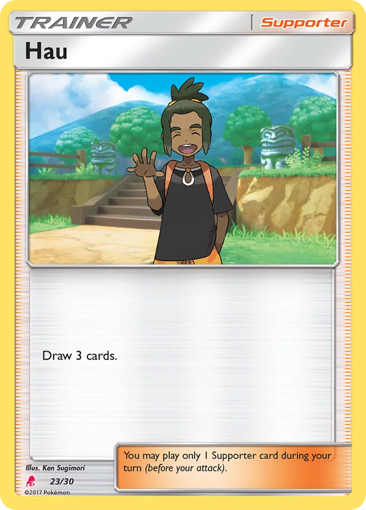 Hau, Sun & Moon Trainer Kit—Lycanroc 23/30