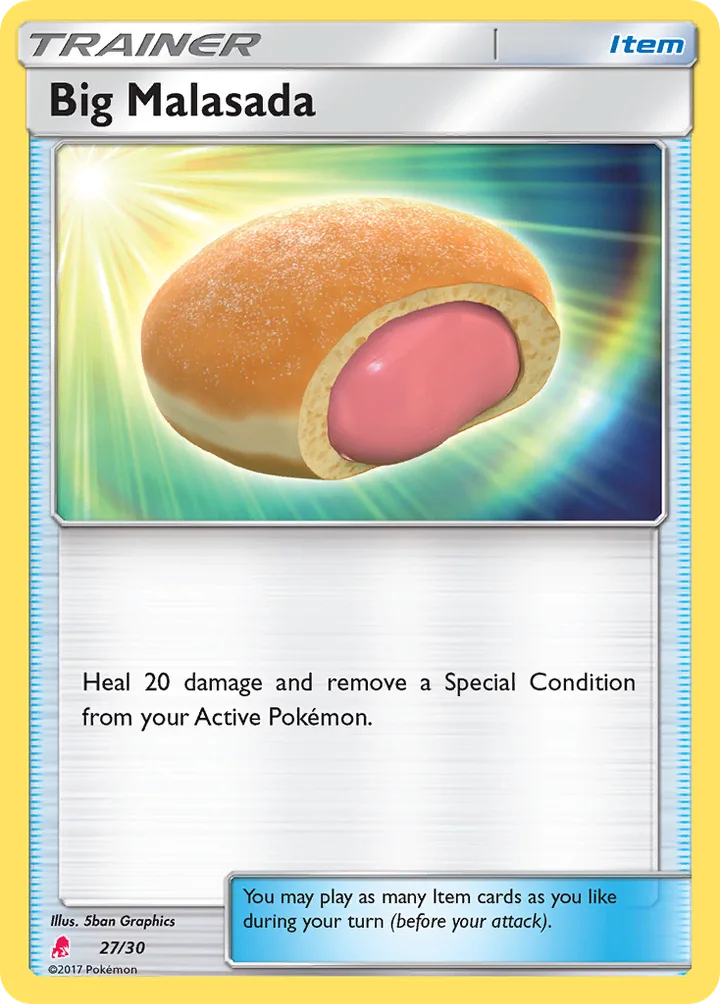 Big Malasada, Sun & Moon Trainer Kit—Lycanroc 27/30