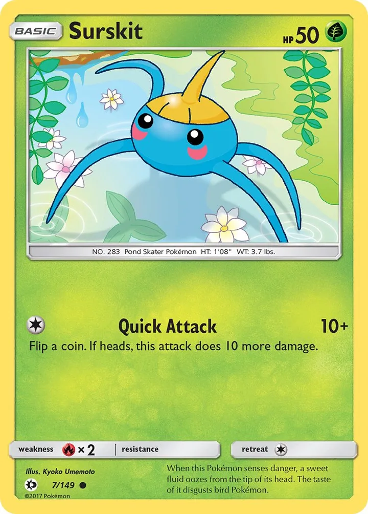 Surskit, Sun & Moon 7/149