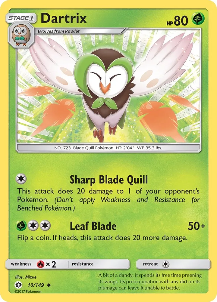 Dartrix, Sun & Moon 10/149