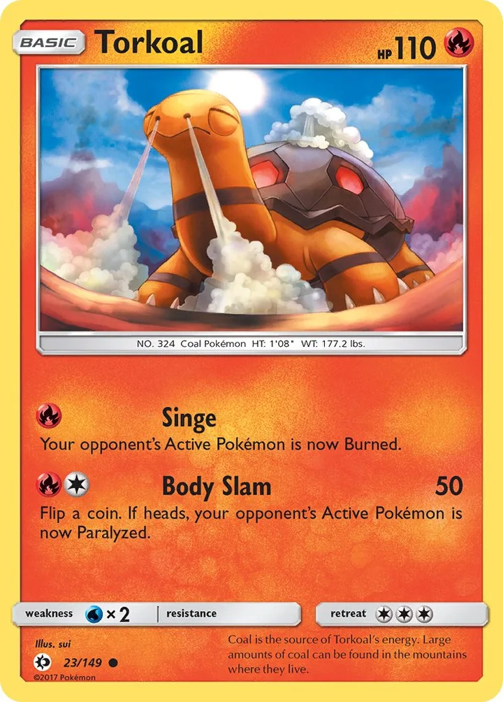 Torkoal, Sun & Moon 23/149
