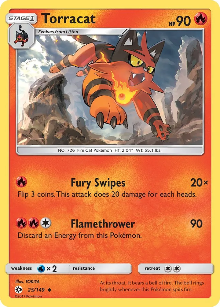 Torracat, Sun & Moon 25/149