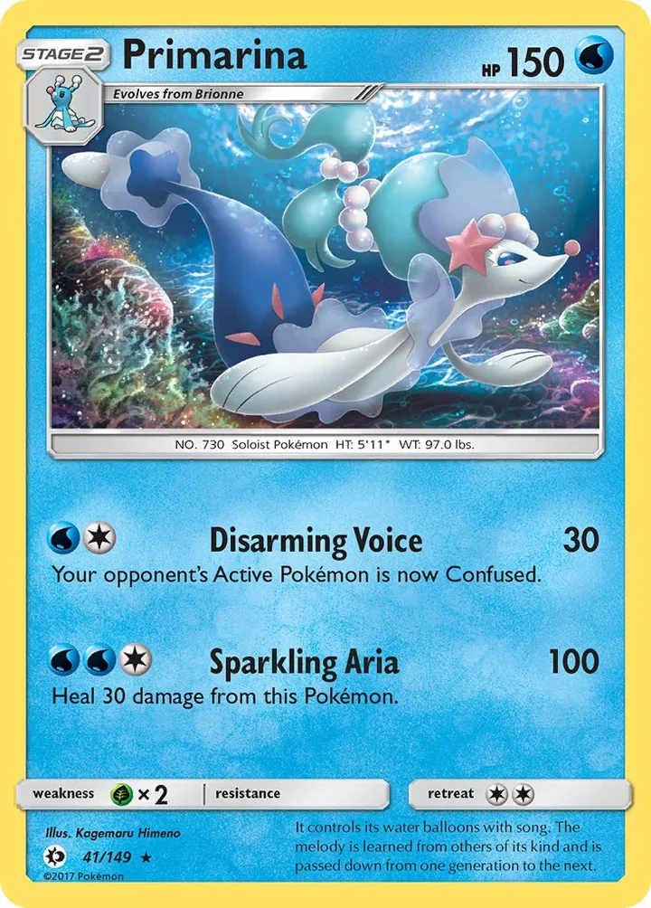 Primarina, Sun & Moon 41/149