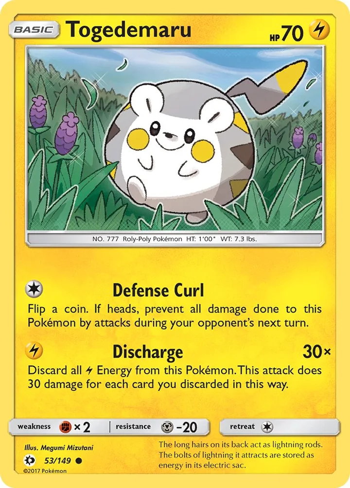 Togedemaru, Sun & Moon 53/149