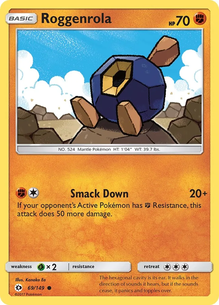 Roggenrola, Sun & Moon 69/149