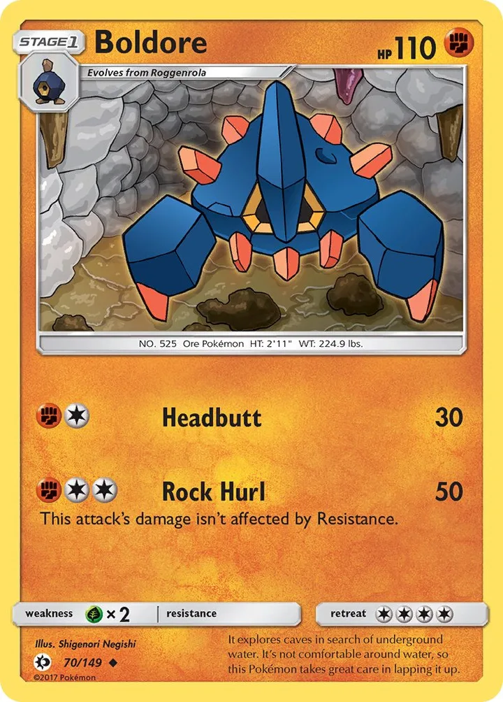 Boldore, Sun & Moon 70/149