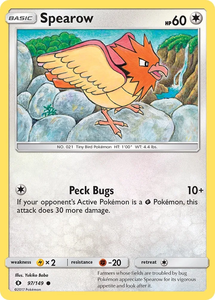 Spearow, Sun & Moon 97/149