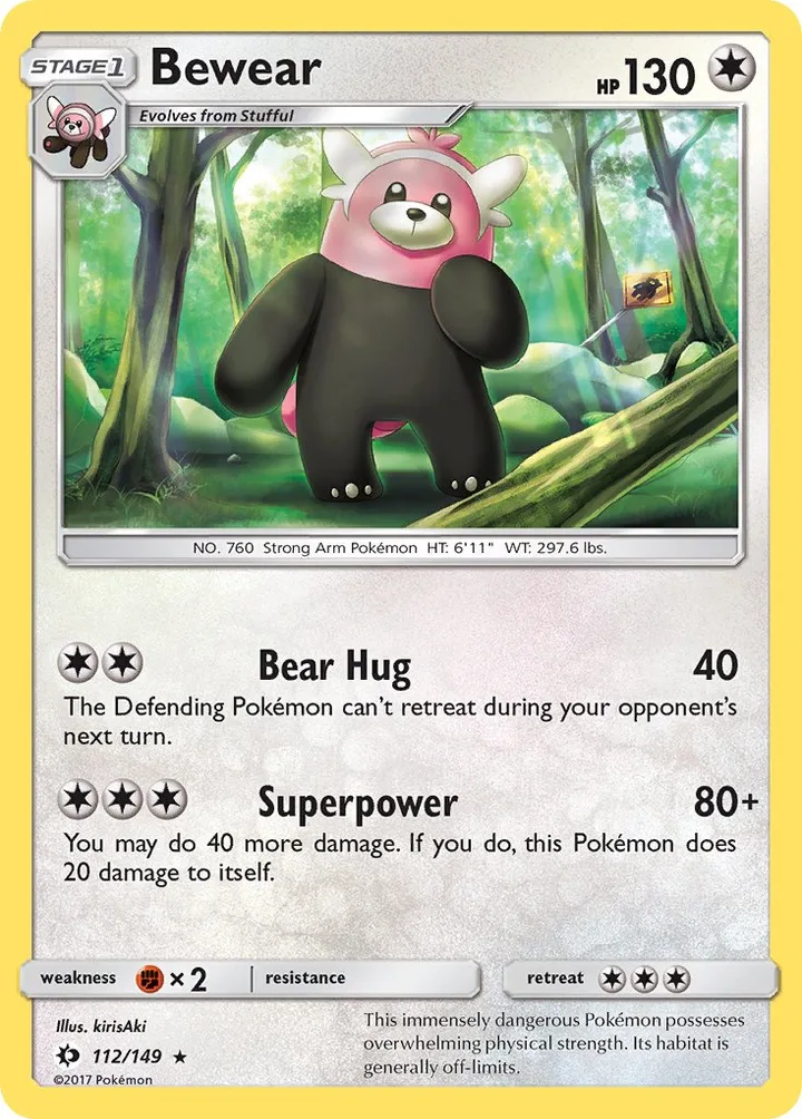 Bewear, Sun & Moon 112/149