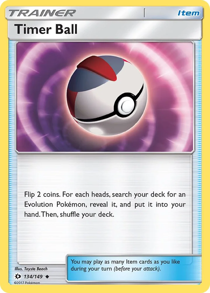 Timer Ball, Sun & Moon 134/149