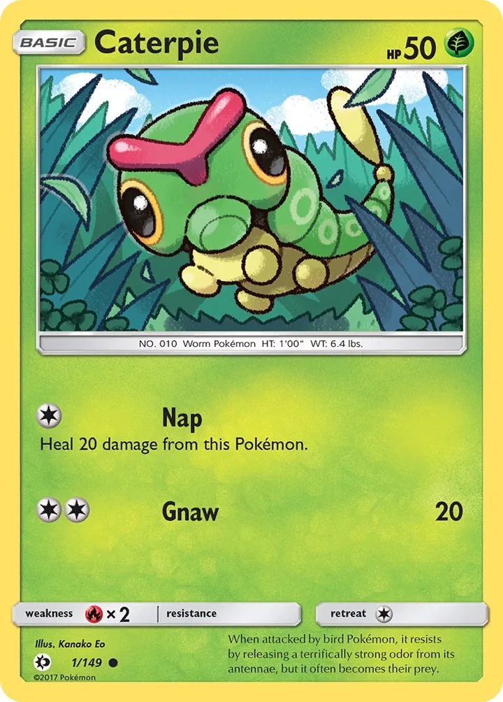 Caterpie, Sun & Moon 1/149