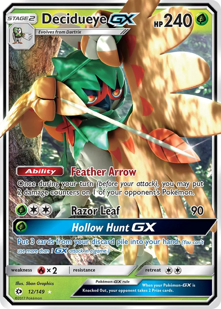 Decidueye-GX, Sun & Moon 12/149