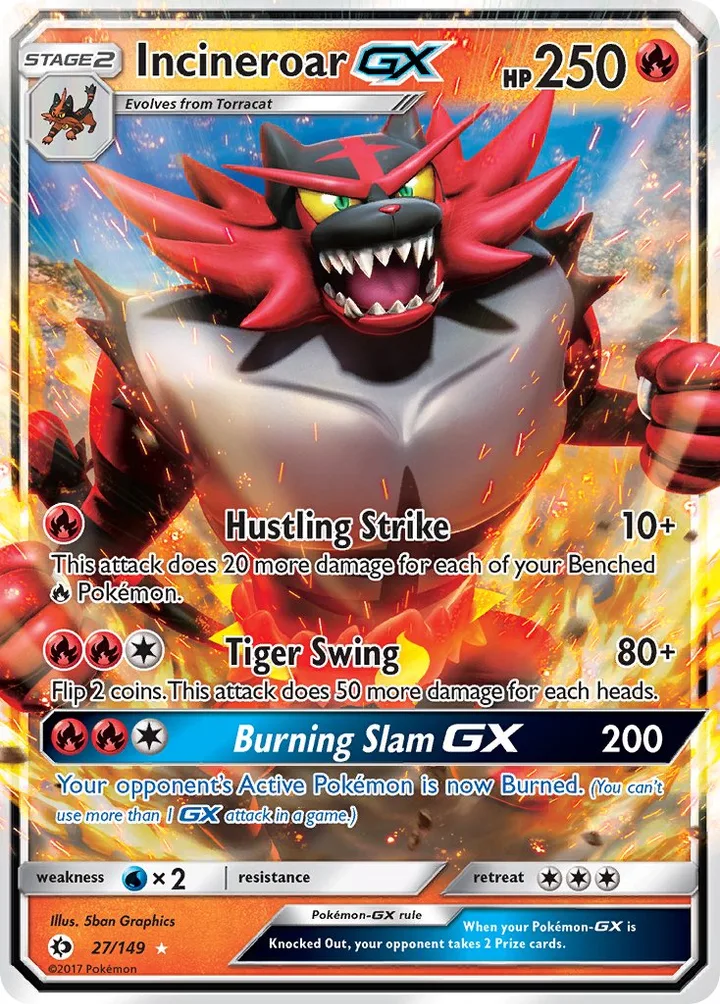 Incineroar-GX, Sun & Moon 27/149