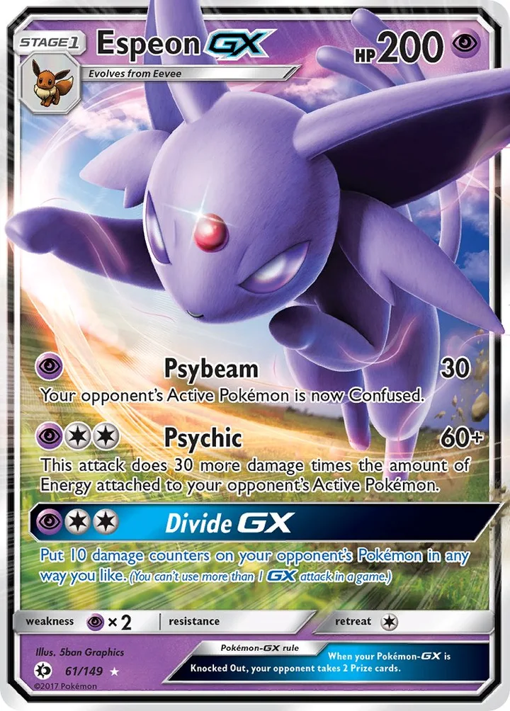 Espeon-GX, Sun & Moon 61/149