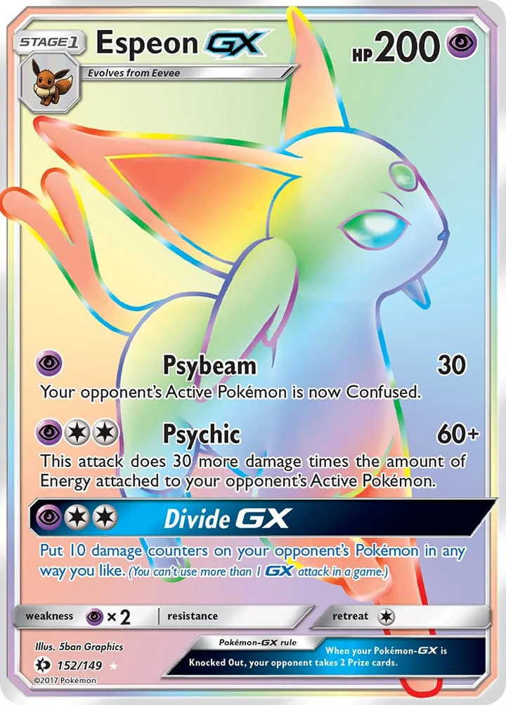 Espeon-GX, Sun & Moon 152/149