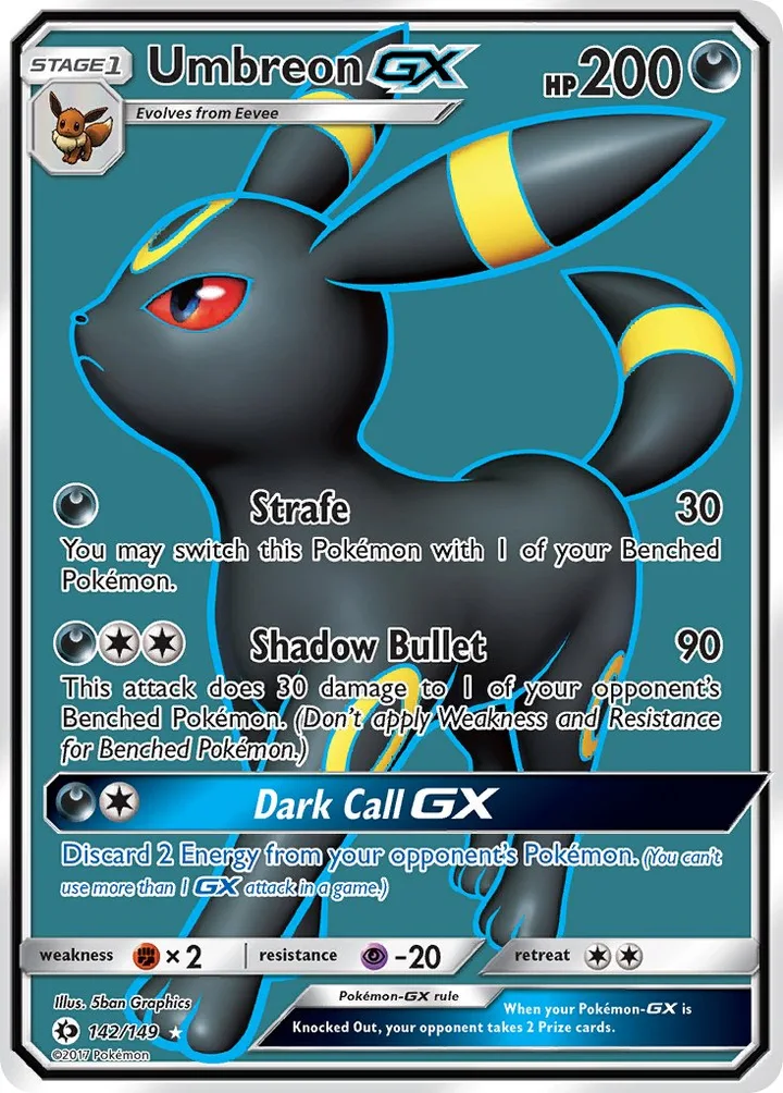 Umbreon-GX, Sun & Moon 142/149