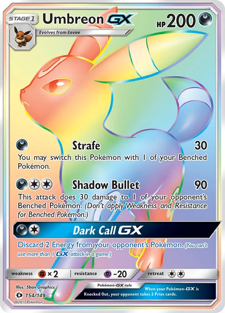 Umbreon-GX, Sun & Moon 154/149