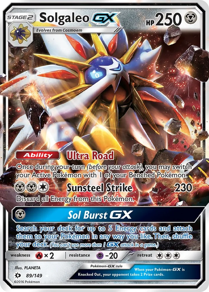 Solgaleo-GX, Sun & Moon 89/149