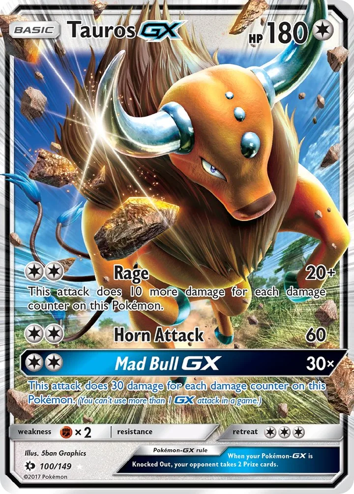 Tauros-GX, Sun & Moon 100/149