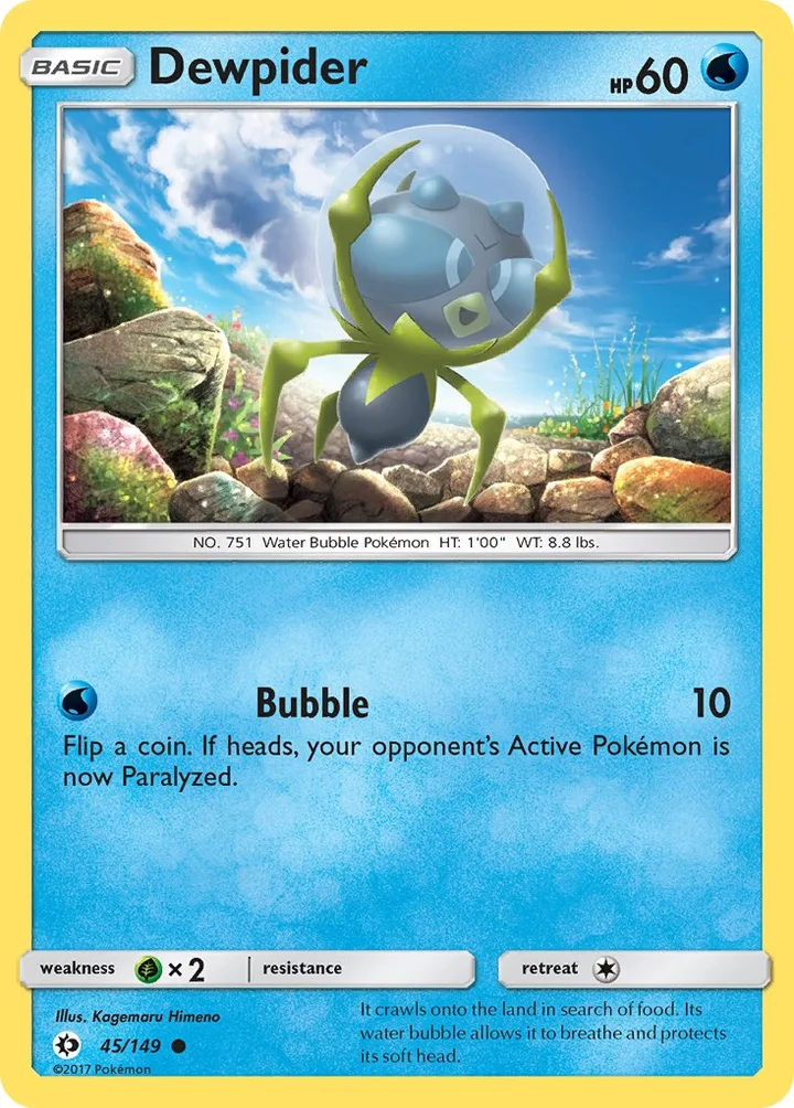Dewpider, Sun & Moon 45/149