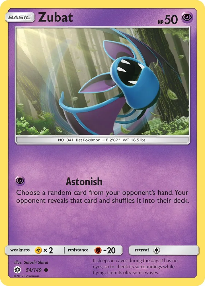 Zubat, Sun & Moon 54/149