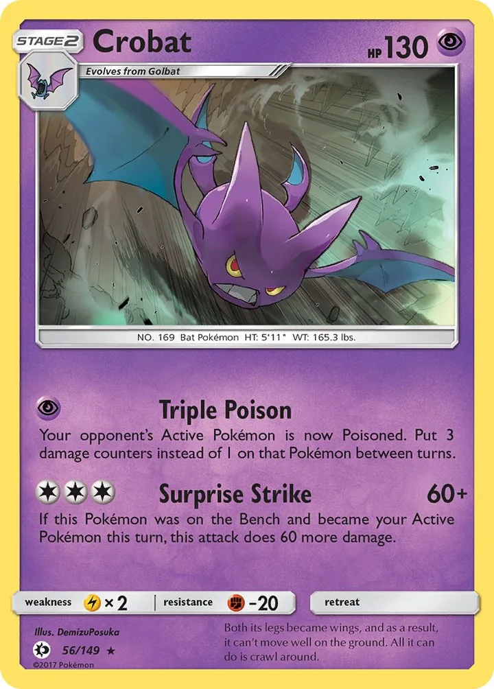 Crobat, Sun & Moon 56/149