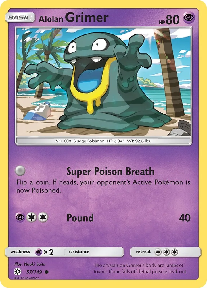 Alolan Grimer, Sun & Moon 57/149
