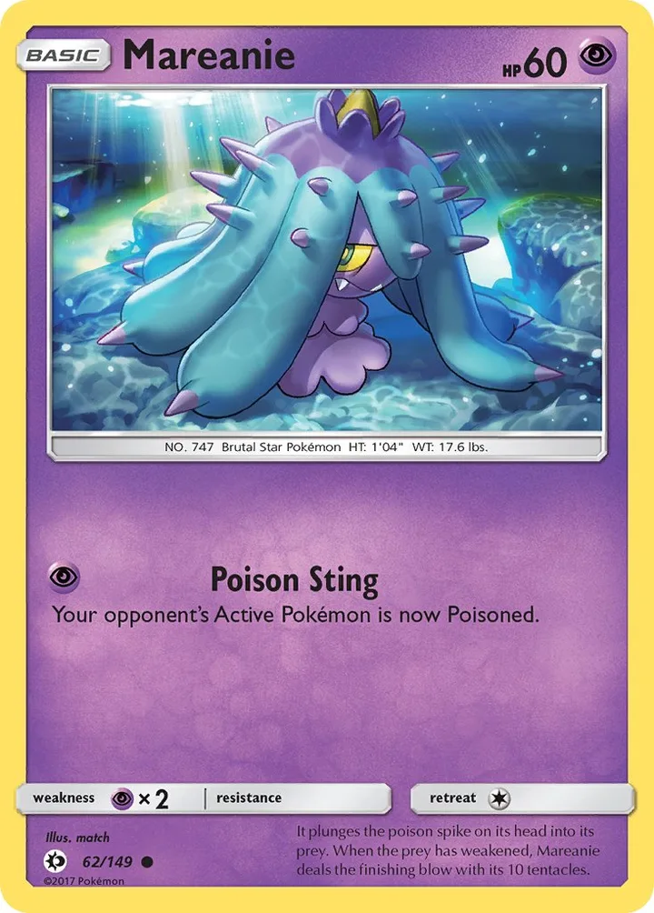 Mareanie, Sun & Moon 62/149