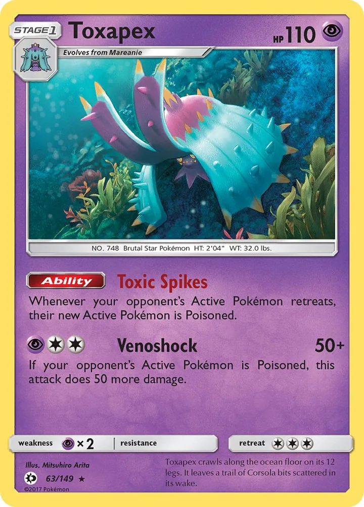 Toxapex, Sun & Moon 63/149