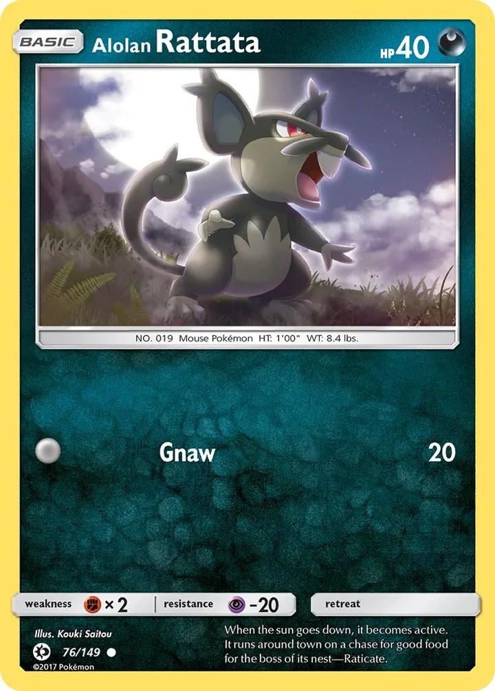 Alolan Rattata, Sun & Moon 76/149