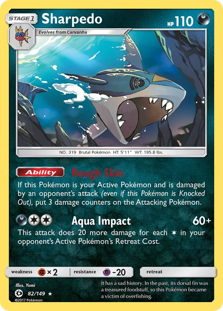 Sharpedo, Sun & Moon 82/149