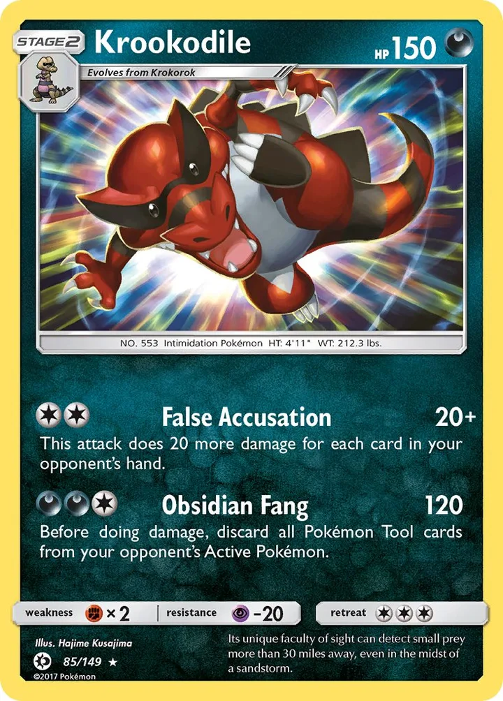 Krookodile, Sun & Moon 85/149