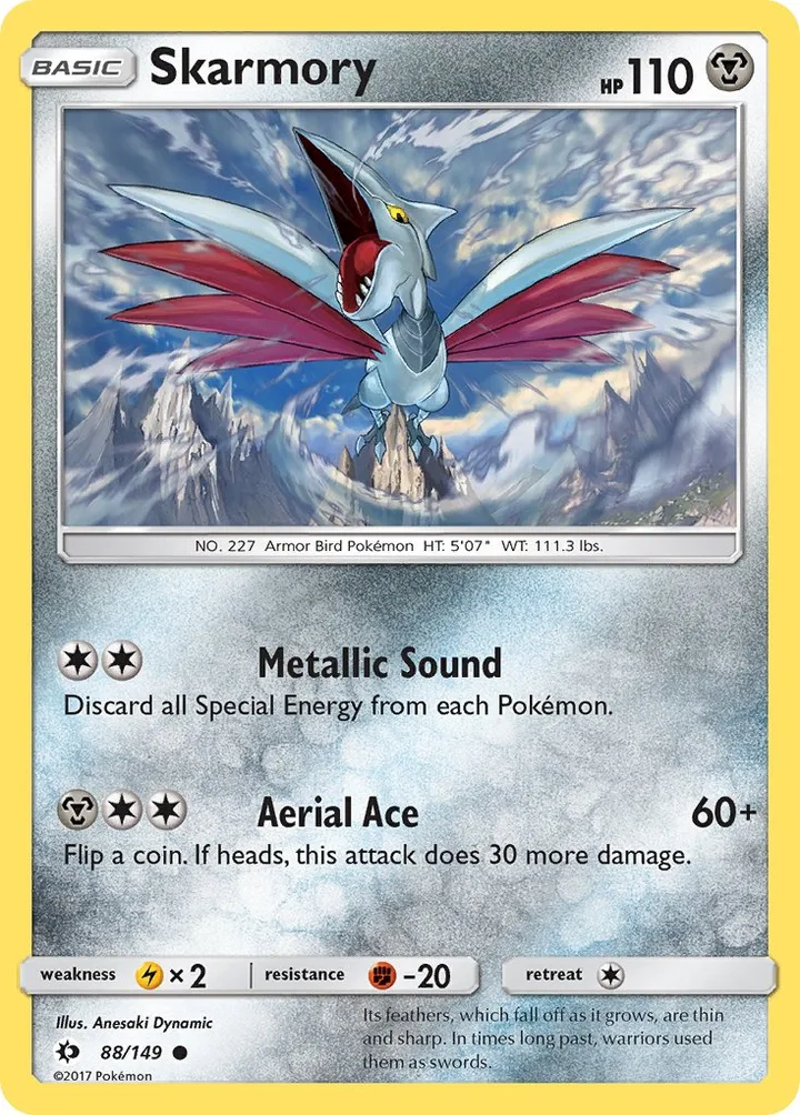 Skarmory, Sun & Moon 88/149