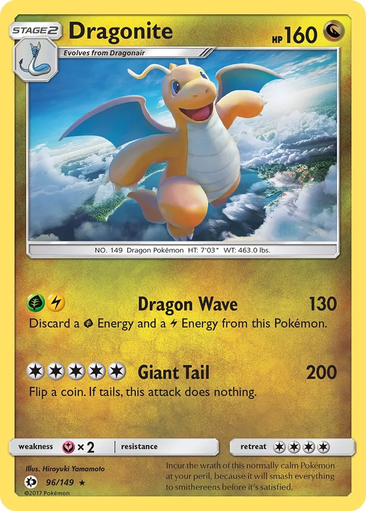 Dragonite, Sun & Moon 96/149