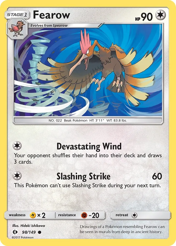 Fearow, Sun & Moon 98/149