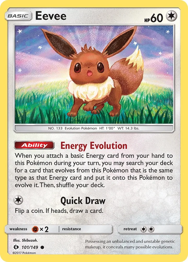 Eevee, Sun & Moon 101/149