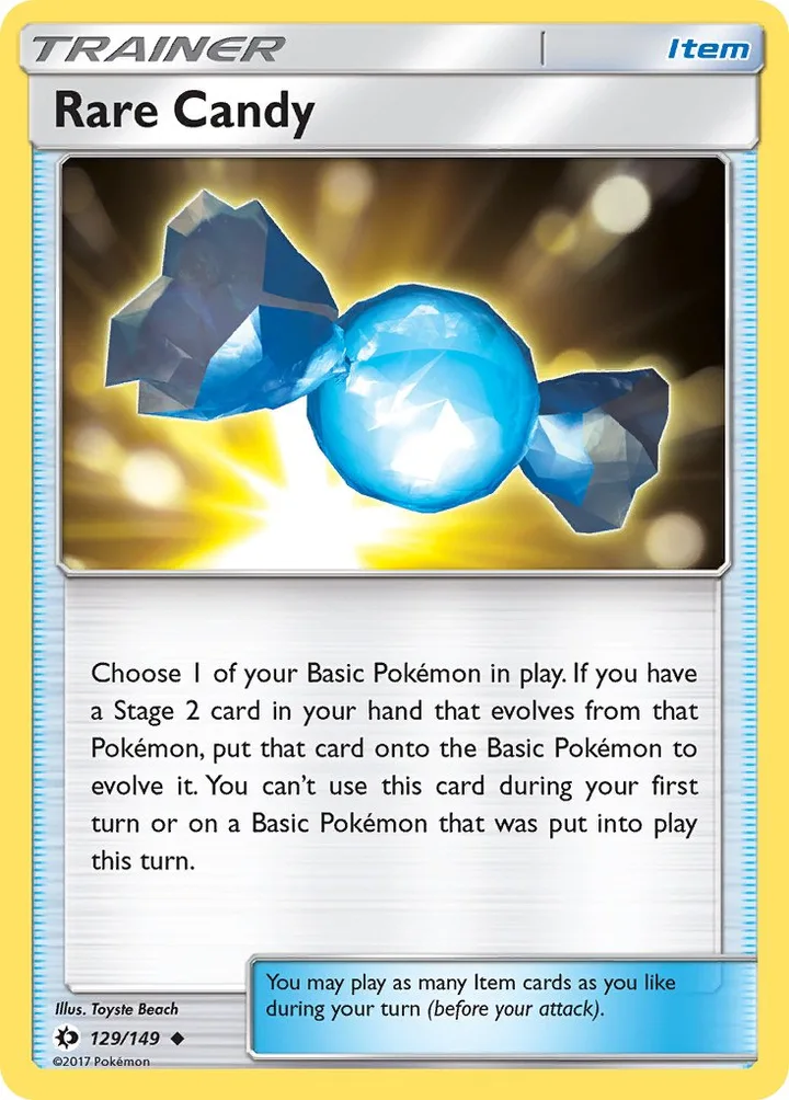 Rare Candy, Sun & Moon 129/149