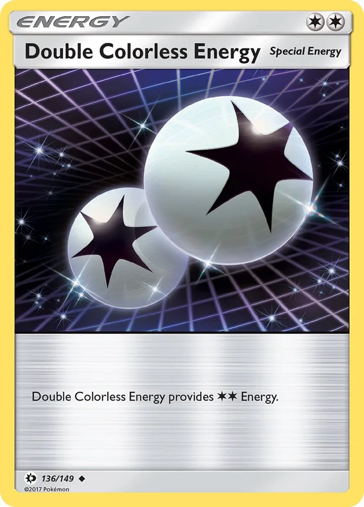 Double Colorless Energy, Sun & Moon 136/149