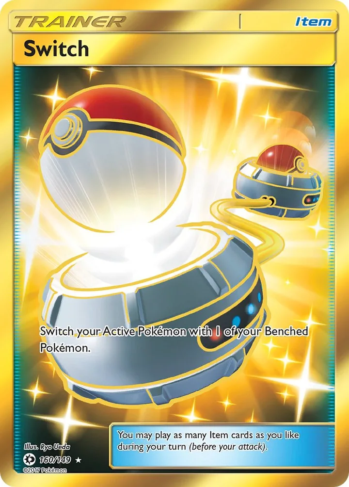 Switch, Sun & Moon 160/149