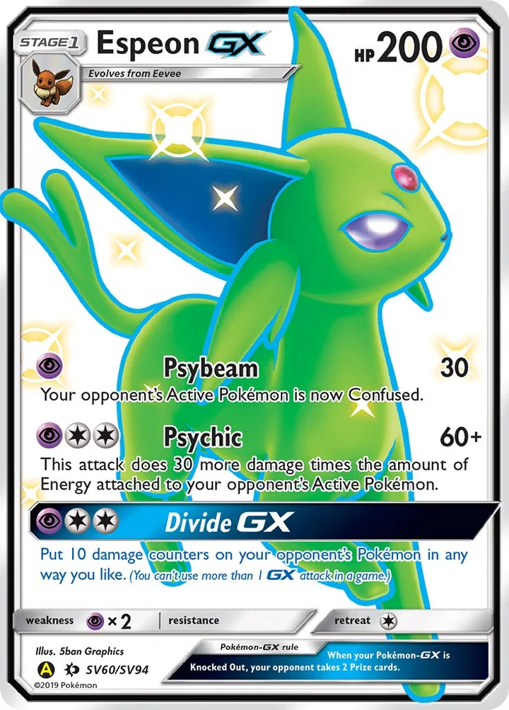 Espeon-GX, Hidden Fates SV60/SV94