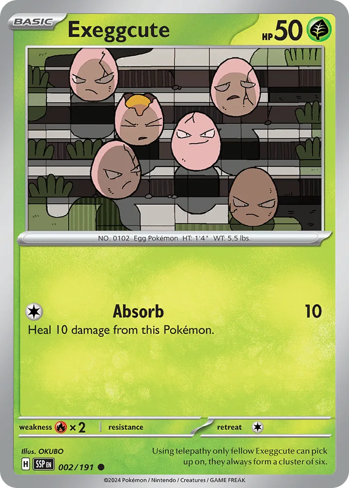 Exeggcute, Surging Sparks 002/191