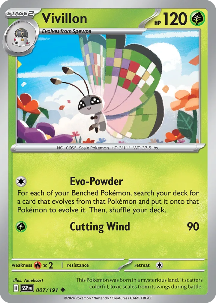 Vivillon, Surging Sparks 007/191