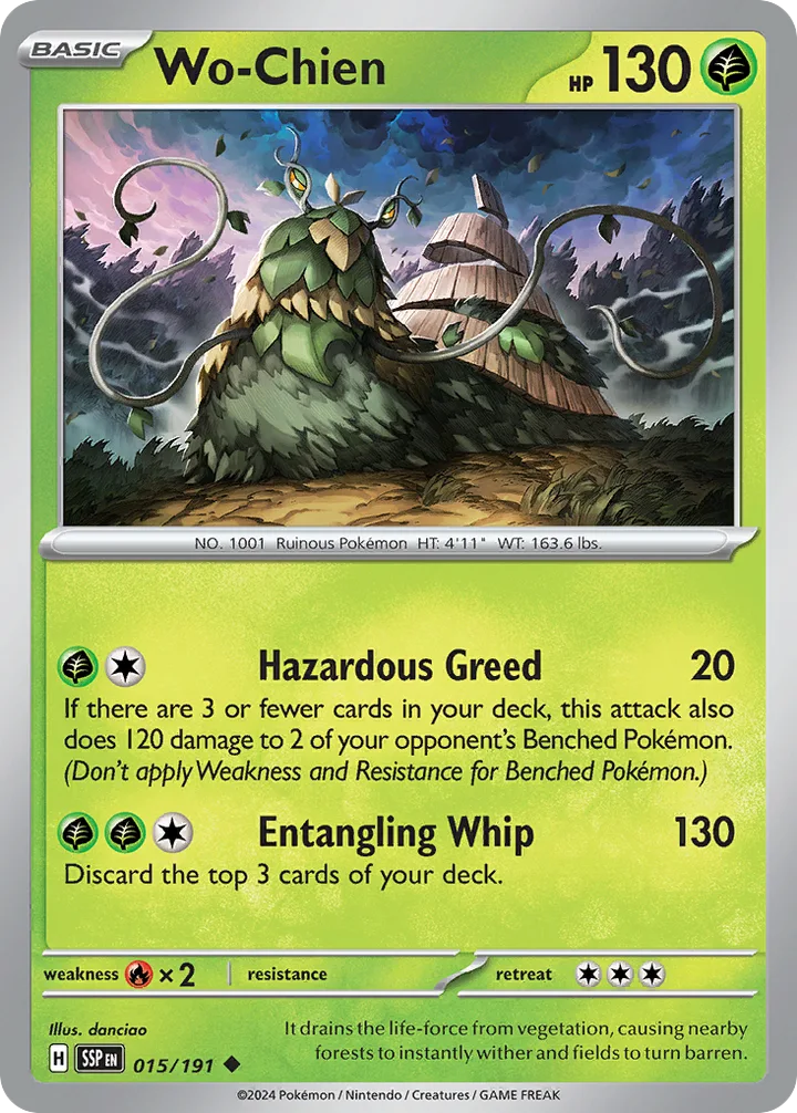 Wo-Chien, Surging Sparks 015/191